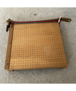 Vintage  12”Ideal School Supply Ingento No. 5 Maple and Cast Iron Paper ... - $148.94 CAD
