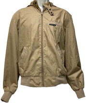 Vintage Members Only Jacket Men’s Beige Cafe Racer Windbreaker Size 42 - $359.19 MXN