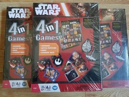 3 Star Wars The Force Awakens 4 in 1 Games Dominoes Bingo Ship Race (Par... - £23.57 GBP