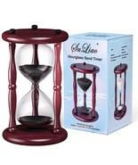 Hourglass Sand Timer 60 Minute: Large 10 Inch Wooden Sand Clock,Reloj De... - £67.85 GBP