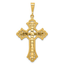 14k Diamond-cut Celtic Cross Pendant C2742 - £261.12 GBP