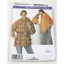 Simplicity 3963 No Sew Simple And Easy Sewing Pattern Size A Uncut - £4.75 GBP