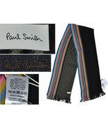 PAUL SMITH Men&#39;s Scarf Price in store 195 Euros PS54 T1P - £90.78 GBP
