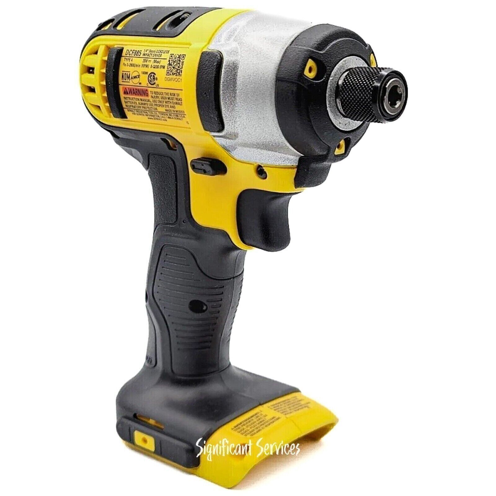 DeWALT DCF885B 20V 20 Volt MAX Lithium Ion 1/4&quot; Cordless Impact Drill Dr... - $66.86