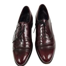 Bostonian  Mens Dress Shoes Made in Italy Burgundy Cap Toe Mens 8.5/wome... - $64.35