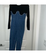 Denim corset jumpsuit - $24.63 CAD