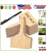 Durable 100pcs PVC Garden Labels - T-Type Plant Tags with Ample Writing ... - $280.49 MXN