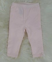 First Impressions Baby Girls Solid Pink Leggings 6-9 Months - $8.00