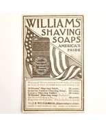 1899 Williams Shaving Soap Advertisement Victorian Beauty Hygiene Antiqu... - $376.02 MXN