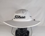 Titleist Pro V1 Foot Joy FJ Tour Full Brim Sun Hat Cap Golf Bucket White - £24.14 GBP