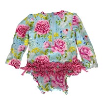 Posh Peanut Baby Girl Long Sleeve Rash Guard Swimsuit Size 12-18 Months - $26.72