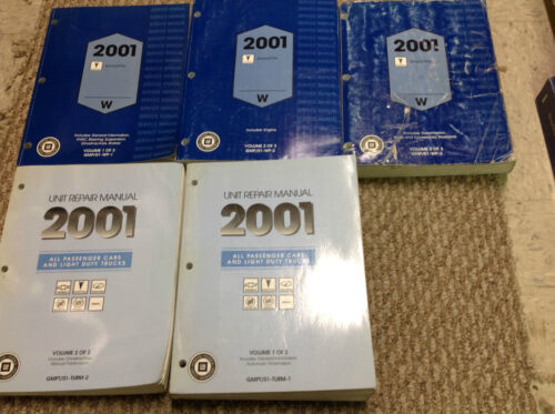 2001 PONTIAC GRAND PRIX Service Shop REPAIR Manual Set W UNIT REPAIR MANUALS OEM Item image 8