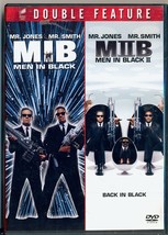 Men In Black I &amp; II Double Feature 2-Disk DVD  - Will Smith Tommy Lee Jo... - £3.93 GBP