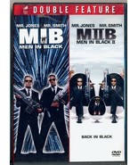 Men In Black I &amp; II Double Feature 2-Disk DVD  - Will Smith Tommy Lee Jo... - £4.01 GBP