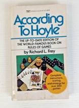 According to Hoyle: World-Famous Book on Rules of Games Richard L Frey - $1.97
