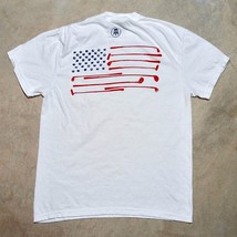 Barstool Sports Golf American Flag Fourth of July Pocket T-shirt - Size ... - £13.29 GBP