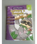 LET'S PRACTICE LETTERS &amp; SOUNDS Workbook AGES 4+ NEW ABC's, A11 - $4.94