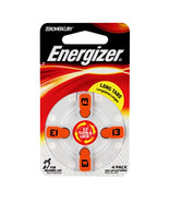 Energizer Hearing Aid Batteries (4pk) - 13 - £15.35 GBP