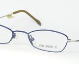 NA UND? Design MARION RAMM 72F164 BA BLEU ARGENT LUNETTES 44-20-135mm Al... - $52.33