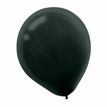 Black Latex Round Balloons 12&quot; 72 Ct Helium Quality - £6.28 GBP