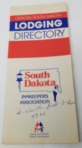 Official South Dakota Lodging Directory Brochure 1982 Innkeepers Association - £11.83 GBP