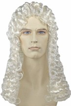 Lacey Wigs Judge Deluxe Wig White Costume Wig - £60.82 GBP