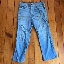 Vintage Levis Bleu Clair Jean 36x31 Orange Étiquette Petit E - £58.03 GBP