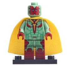 Vision Infinity War Marvel Superhero Avengers DYI Minifigures Gift For Kids - £2.47 GBP