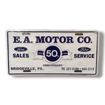 Ford Booster License Plate Vintage Pennsylvania PA Dealership Anniversar... - £31.38 GBP