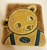 Tiny Bear&#39;s Bible by Sally Lloyd-Jones (2007, Board Book) Plush Furry Cover - £9.48 GBP