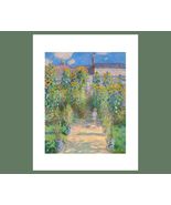 The Artist&#39;s Garden at Vétheuil  Art Poster Print 14 x 18 in - £19.13 GBP