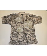 RICHARD MARTIN-VTG-Men&#39;s Large-Polo Shirt-Buttons-Shiny-Embroidered-VTG - $23.87