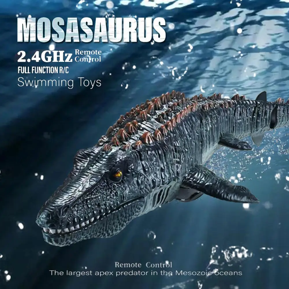 Play 2.4G Remote Control Dinosaur For Play Mosasaurus Diving Play Rc Boat With L - £61.32 GBP