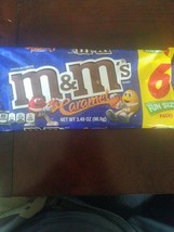 M&amp;M&#39;s Caramels 6 count Fun Size Pack 3.49 OZ-BRAND NEW-SHIPS SAME BUSINE... - £10.00 GBP