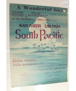 A Wonderful Guy Vintage Sheet music 1949 South Pacific Mary Martin - £3.11 GBP