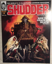 SHUDDER #9 (2023) Warrant B&amp;W horror comics magazine VF - $276.38 MXN