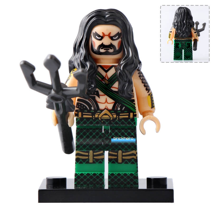 Aquaman (Justice League) DCEU Superheroes Lego Compatible Minifigure Bri... - $2.99