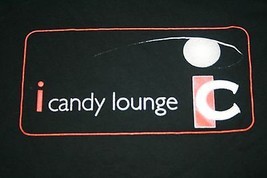 iCandy Lounge Gay Bar from Rex Bad Ass Vintage Black T-Shirt Medium - $39.55