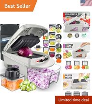 Pro-Series All-in-One, 12 Blade Mandoline Slicer for Kitchen, Food Chopp... - $91.06