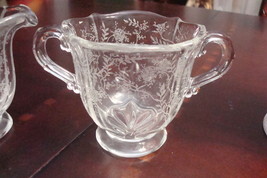 Duncan and Miller company creamer and sugar in the First Love pattern [GL16] - £43.52 GBP