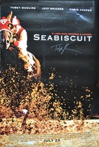 TOBEY MAGUIRE - SEABISCUIT Signed Movie Poster - 27&quot;x 40&quot;  w/coa - £337.46 GBP