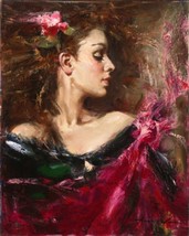 Andrew Atroshenko &quot;A Moment in Time&quot; Beautiful hand embellished giclee Russian - £238.07 GBP
