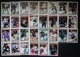 1991-92 Topps Los Angeles Kings Team Set of 30 Hockey Cards - £3.92 GBP