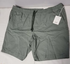 Free Assembly Men&#39;s Pull-On Shorts Elastic Waist Drawstring Green S - £11.35 GBP