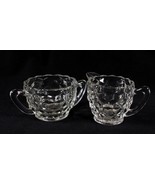 Fostoria American Cream and Open Sugar Set 1930s Mini Size Pristine Cond... - $277.12 MXN