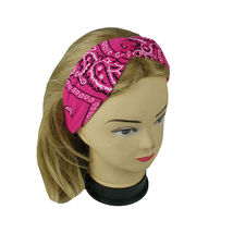 Bandana Headband Sports Yoga Hair Wrap Paisley with Elastic Hairband Wom... - $13.00