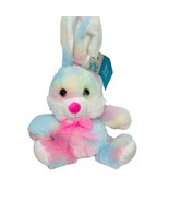 Easter Plush Bunny Rabbit Stuffed Animal Toy 10”H x 7”W Small Lt Pastel ... - £3.10 GBP
