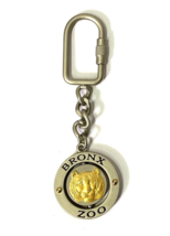 Vintage New York City Bronx Zoo Swivel Keychain 3D Tiger Design - £14.08 GBP