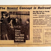 Atlantic Coast Line Railroad Advertisement 1963 Train Florida DWDD17 - $49.99