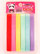 BELLO GIRLS HAIR RIBBONS - ASSORTED COLORS - 6 PCS. (41225) - £5.49 GBP